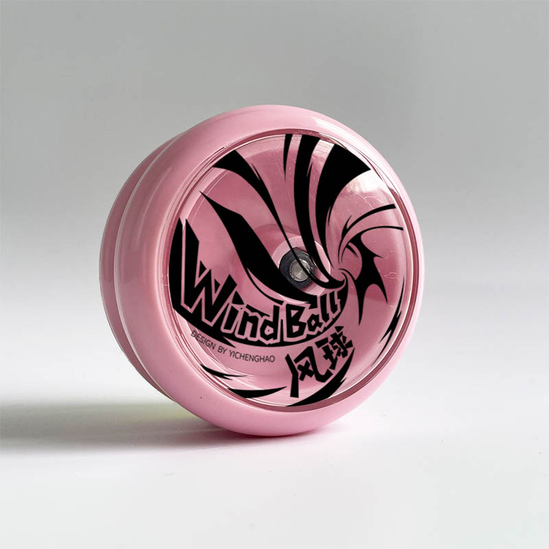Solid Pink-Clear Cap-Black Logo