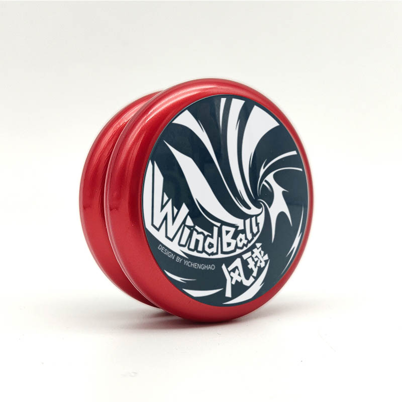 Pearlescent Red-Black Cap-White Logo