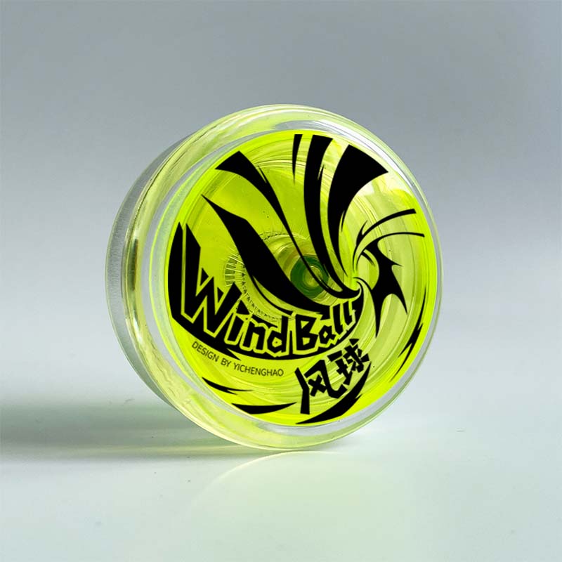 Clear-Neon Yellow Cap-Black Logo