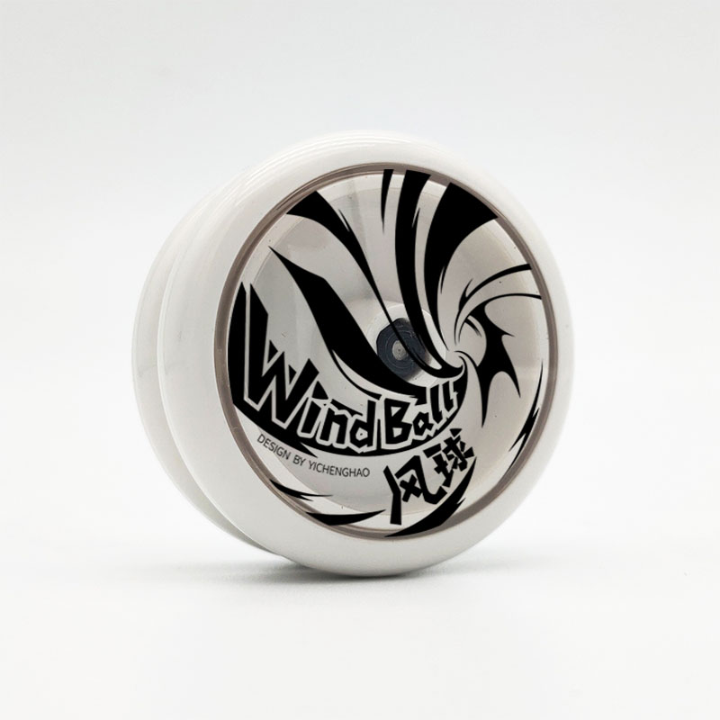 White-Clear Cap-Black Logo