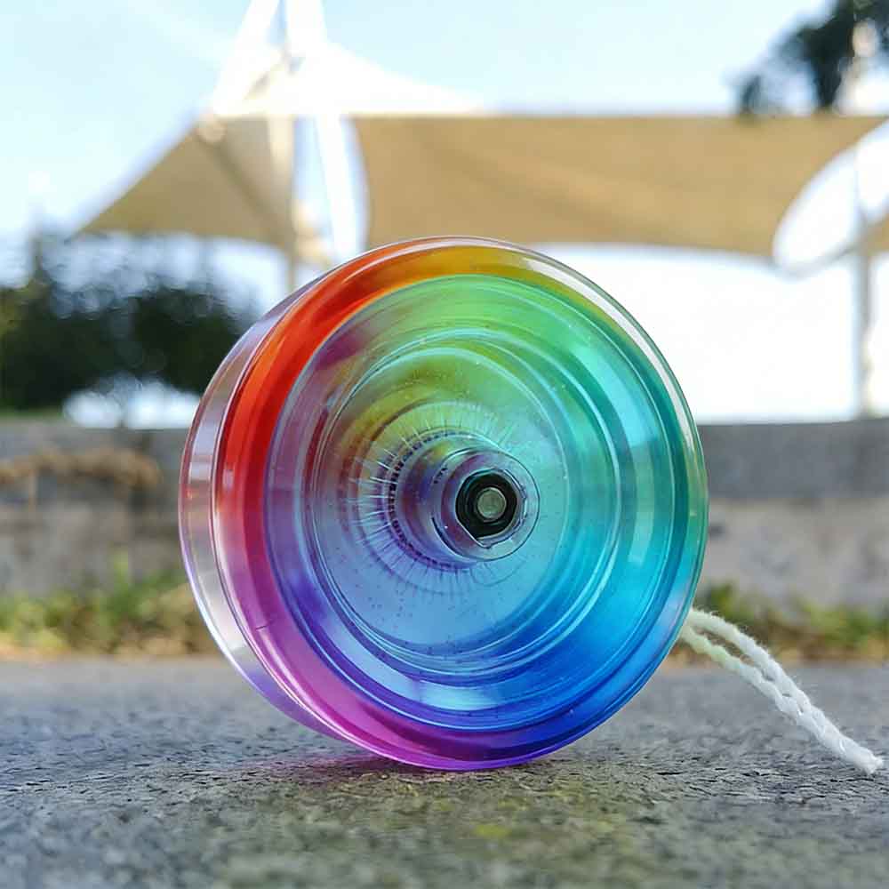 Rainbow Transparent Cyan Cap